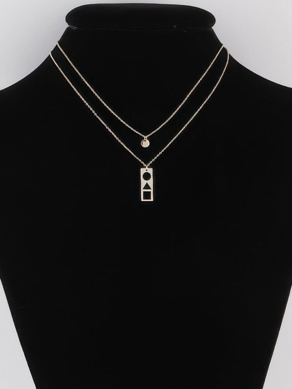 Inverted Shape Pendant Necklace